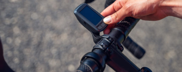 GPS tracker on a motorcycle