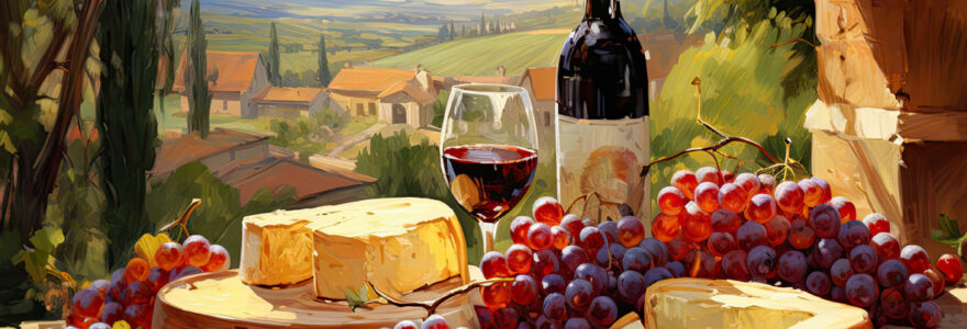 Cheese and Wine Harmony